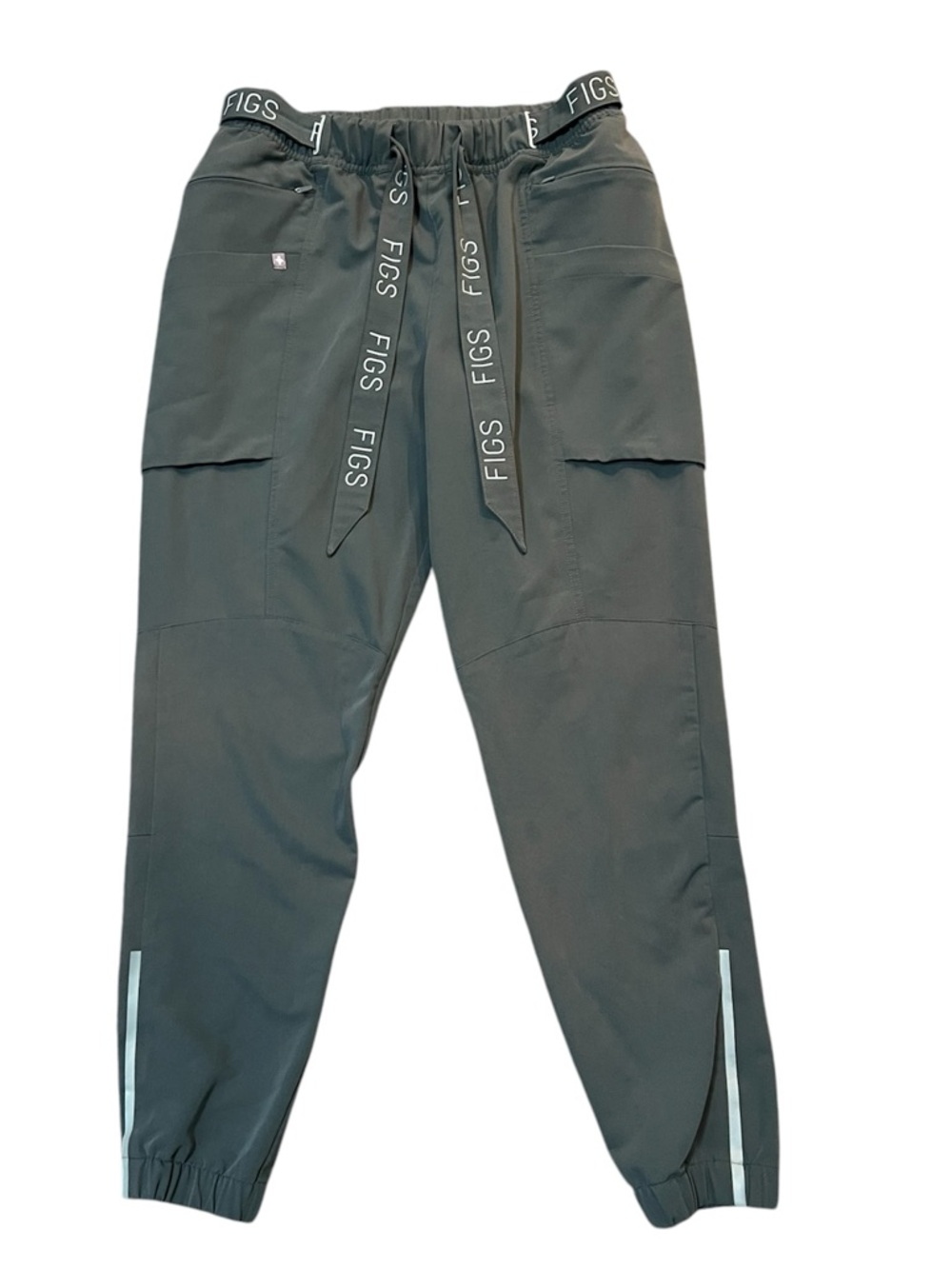 FIGS Dark Green Cargo Jogger Technical Scrubs Size Medium PO 4600